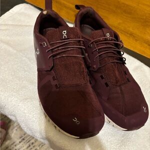 On Running Men's Deep Burgundy Athletic Shoes